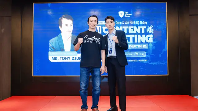 Lê Duy Hiệp tham gia khoá học Content Marketing tại HBR Business School