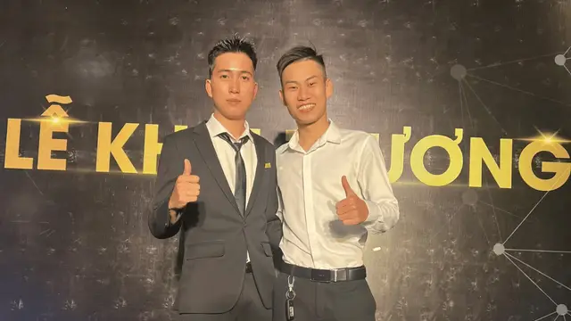 Lê Duy Hiệp tại sự kiện khai trương
