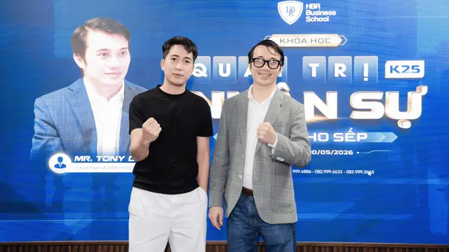 Lê Duy Hiệp tham gia khoá Quản trị Nhân sự tại HBR Business School